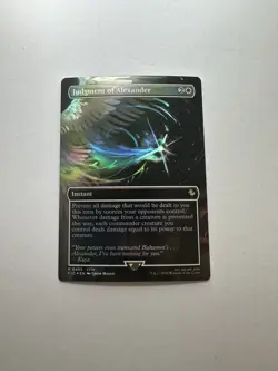 Judgment of Alexander NM (Borderless) Final Fantasy Foil Magic The Gathering MTG - Image 1