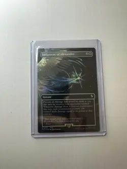 Judgment of Alexander NM (Borderless) Final Fantasy Foil Magic The Gathering MTG - Image 3