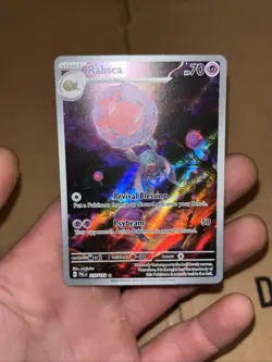 Pokemon TCG Rabsca Illustration Rare Card 215/193 Holo NM Paldea Evolved - Image 2