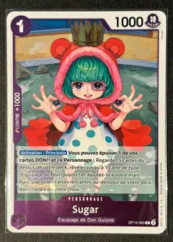 Carte Rare One Piece TCG - Sugar OP10-065 - FR - Neuve sous sleeve - Image 1