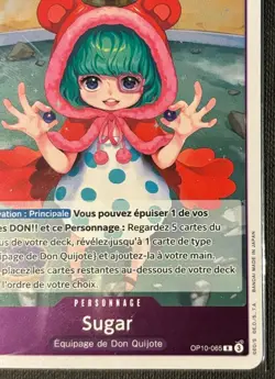 Carte Rare One Piece TCG - Sugar OP10-065 - FR - Neuve sous sleeve - Image 2