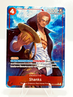 One Piece Shanks (Alternate Art) OP12-008 Red English - Image 2