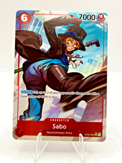 Sabo OP05-007 (Alternate Art) SR One Piece Red English NM - Image 2