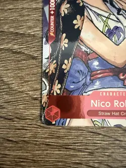 Nico Robin ST01-008 Alt Art One Piece TCG Starter Deck 1 Near-Mint Cond. - Image 4