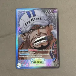 One Piece Sakazuki OP05-041 L Leader Alt Art Awakening of the New Era English NM - Image 1