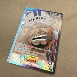 One Piece Sakazuki OP05-041 L Leader Alt Art Awakening of the New Era English NM - Image 3