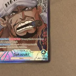 One Piece Sakazuki OP05-041 L Leader Alt Art Awakening of the New Era English NM - Image 4