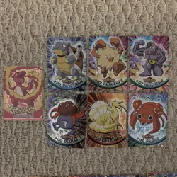 Pokemon 1999 Topps TV Animation Lot of 43- 7 Holos + 5 TV Cards - Vintage LP/MP - Image 2