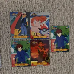 Pokemon 1999 Topps TV Animation Lot of 43- 7 Holos + 5 TV Cards - Vintage LP/MP - Image 4