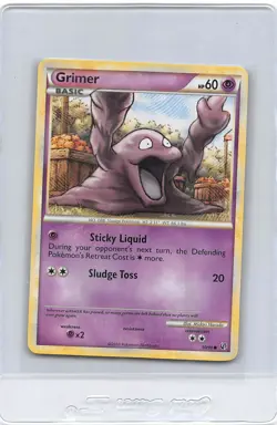 GRIMER 50/90 - NON-HOLO COMMON - HGSS Undaunted - 2010 Pokemon Card - NM - Image 1