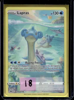 2023 Pokemon SWSH Crown Zenith Lapras Galarian Gallery #GG05/GG70 - Image 1