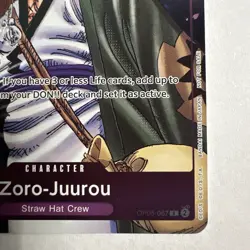 Zoro-Juurou OP05-067 Event Pack Vol. 5 Promo One Piece Card English - Image 5