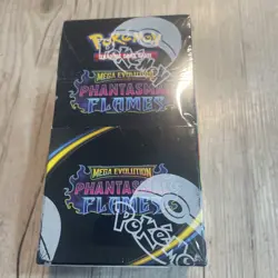 Pokemon TCG Mega Evolution Phantasmal Flames Half Booster Box (18 Packs) Sealed - Image 1