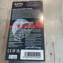 Pokemon TCG Mega Evolution Phantasmal Flames Half Booster Box (18 Packs) Sealed - Image 2