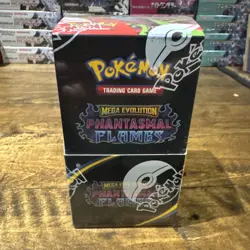 Pokemon TCG Mega Evolution Phantasmal Flames Half Booster Box (18 Packs) Sealed - Image 1