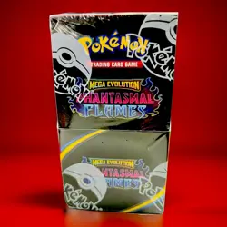 Pokemon TCG Mega Evolution Phantasmal Flames Half Booster Box (18 Packs) Sealed - Image 1