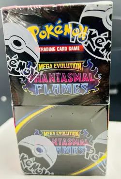 Pokemon TCG Mega Evolution Phantasmal Flames Half Booster Box (18 Packs) Sealed - Image 3