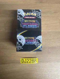 Pokemon TCG Mega Evolution Phantasmal Flames Half Booster Box (18 Packs) Sealed - Image 1