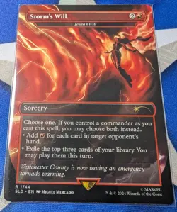 Storm's Will Jeska's Will MTG Marvel Secret Lair NM Non Foil Unplayed SLD Storm - Image 1