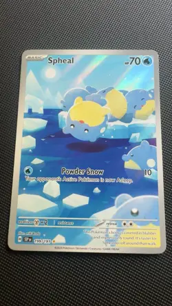 Spheal 199/191 - Illustration Rare Surging Sparks Pokemon TCG Holo 2024- NM card - Image 1