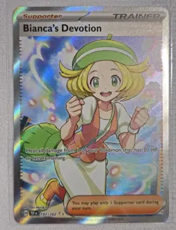 Pokemon Card TCG - Bianca's Devotion 197/162 Full Art Trainer Temporal Forces - Image 1