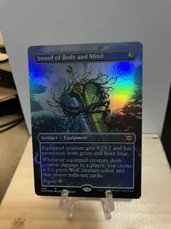 Sword of Body and Mind (Borderless) Double Masters Foil - Image 2