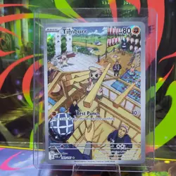 Timburr Illustration Rare SV06: Twilight Masquerade 183/167 NM Pokemon Card - Image 3