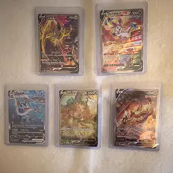 Pokemon TCG 5 Card Lot V VMAX Holo Chinese Evolving Skies Jolteon Vaporeon - Image 1