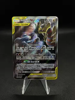 Pokemon TCG Garchomp & Giratina GX SM193 Sun & Moon Promo Card Near Mint - Image 1