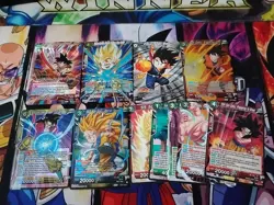 Son Goku Release Event Promo, Sr + Holo Cards Mint Condition Lot. - Image 1