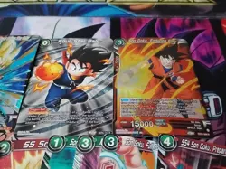 Son Goku Release Event Promo, Sr + Holo Cards Mint Condition Lot. - Image 3