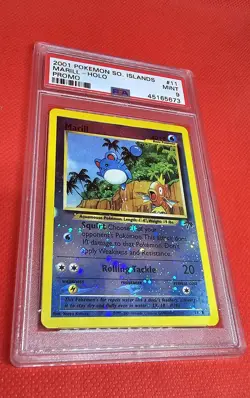 PSA 9 Marill 11 Holo Southern Islands Promo MINT Card 2001 - Image 2