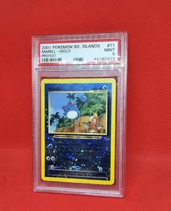 PSA 9 Marill 11 Holo Southern Islands Promo MINT Card 2001 - Image 5