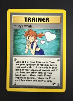 Pokemon Card - Misty's Wish Gym Challenge 108/132 Rare - Image 1