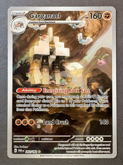 Garganacl 202/182 Illustration Rare Holo Paradox Rift Pokemon Trading Card - Image 1