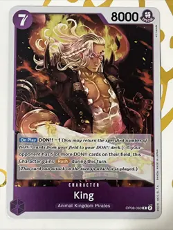 One Piece Card Game King OP08-060 English Two Legends - Image 1