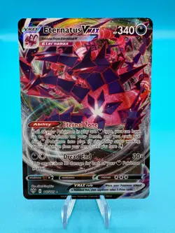Pokemon Card Eternatus VMAX 117/189 Sword & Shield Darkness Ablaze Rare Holo NM - Image 1