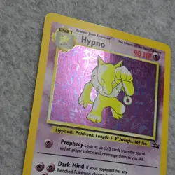 Pokemon TCG Hypno Fossil Holo Card 8/62 Unlimited Rare - Image 4