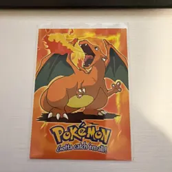 Charizard #06 E6 OF 12 - Pokemon Topps TV Animation Trading Card - Image 1