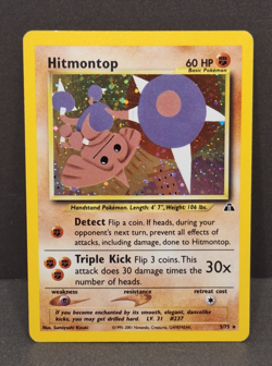 Hitmontop - 3/75 - Pokemon Neo Discovery Unlimited Holo Rare Card WOTC Vintage - Image 3
