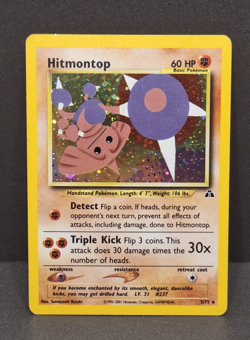 Hitmontop - 3/75 - Pokemon Neo Discovery Unlimited Holo Rare Card WOTC Vintage - Image 4
