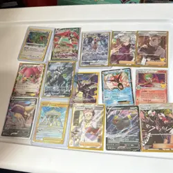 Pokemon TCG 15 Card Lot Foil Full Art Rayquaza Umbreon Sword & Shield - Image 1