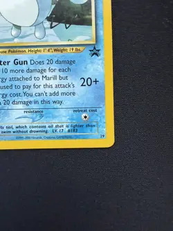 Pokemon Card - Marill #29 WoTC Black Star Promo - LP - Image 4
