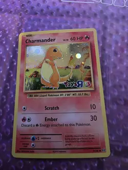 Pokemon Charmander Holo Card 009/108 Toys R US Promo LP-NM - Image 1