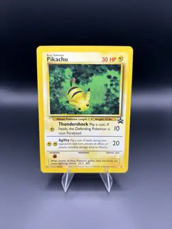 Pikachu #27 WotC Black Star Promo Vintage Pokemon TCG Card - LP - Image 1