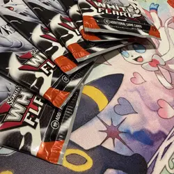Pokemon 6 x White Flare Booster Packs (Sealed Pokemon Cards) - Image 4