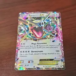 Pokemon Rayquaza EX 170 HP Promo Holo XY69 XY Dragon Type English TCG Card - Image 1