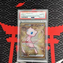 Pokemon TCG Mew EX 151 Gold Metal Promo Card PSA 10 - Image 1