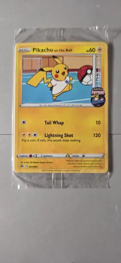 Pikachu Futsall Pokemon Promo Card 001/005 UK EXLUSIVE [SEALED] - Image 1