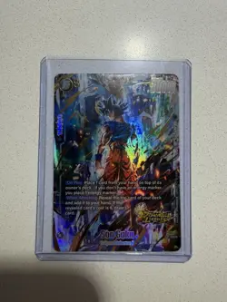 Dragon Ball Super Card Game Son Goku FS09-07 SR Legend Art Fusion World Full Art - Image 1